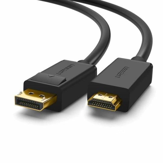 UGREEN DP101 10238 Καλώδιο DP σε HDMI M/M 4K/30Hz 1m Μαύρο