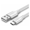 UGREEN US287 60123 Καλώδιο Φόρτισης USB σε USB-C 2m Λευκό