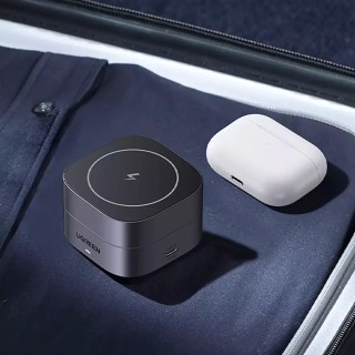 UGREEN W526 35278 Φορτιστής Σπιτιού 15W Qi με Ασύρματη Φόρτιση Magnetic Γκρι