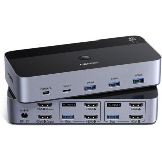 UGREEN AK703 85100 KVM Switch 2 θέσεων USB/HDMI