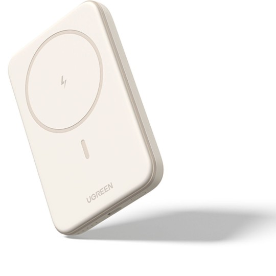 UGREEN PB561 25208 Power Bank 10000mAh PD 20W με Ασύρματη Φόρτιση Magnetic 1 Θέσης Μπέζ