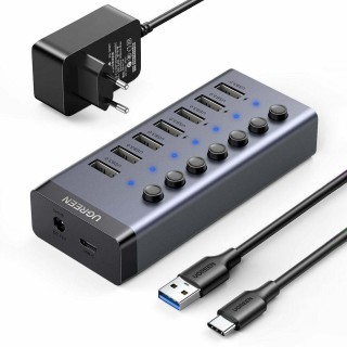 UGREEN CM481 90307USB 3.0 Hub 7 Θέσεων