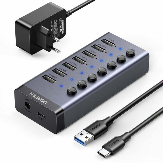UGREEN CM481 90307USB 3.0 Hub 7 Θέσεων
