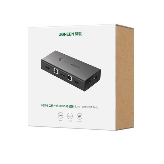 UGREEN CM200 50744 KVM Switch 2 θέσεων USB/HDMI