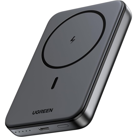 UGREEN PB561 25919 Power Bank 10000mAh PD 20W με Ασύρματη Φόρτιση Magnetic, 1 Θέσης Μαύρο