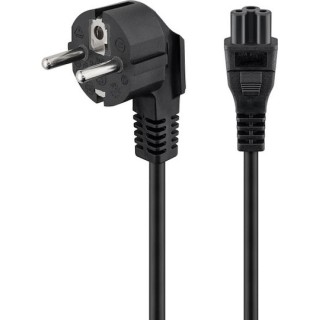 POWERTECH CAB-P035 Καλώδιο Τροφοδοσίας , Copper 3x 0.5mm 1.5m Μαύρο