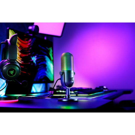 Razer Seiren V3 Chroma RGB USB Condenser Microphone (RZ19-05060100-R3M1)