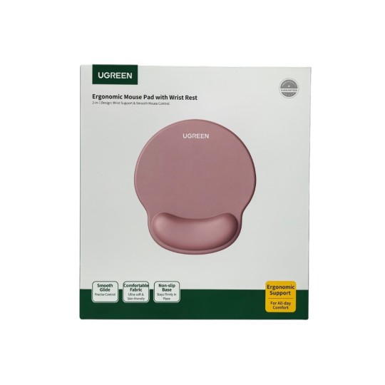 UGREEN LP668 55057 Mousepad GEL Wrist Rest Ροζ
