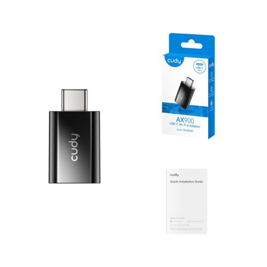 Cudy WU900C AX900 Ασύρματη Κάρτα Δικτύου USB-C Mini