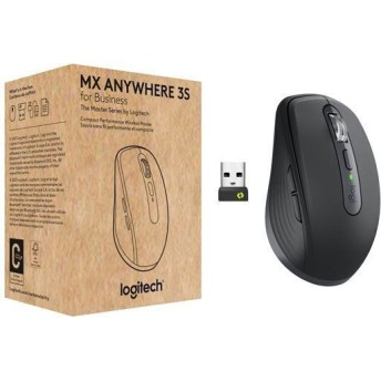 Logitech MX Anywhere 3S for Business Ασύρματο Ποντίκι Graphite