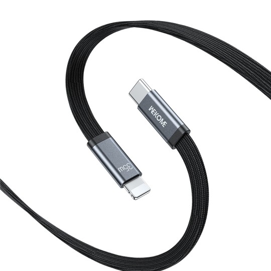 WK WDC-C17 Καλώδιο Φόρτισης USB-C σε Lightning PD 35W 1.2m Μαύρο