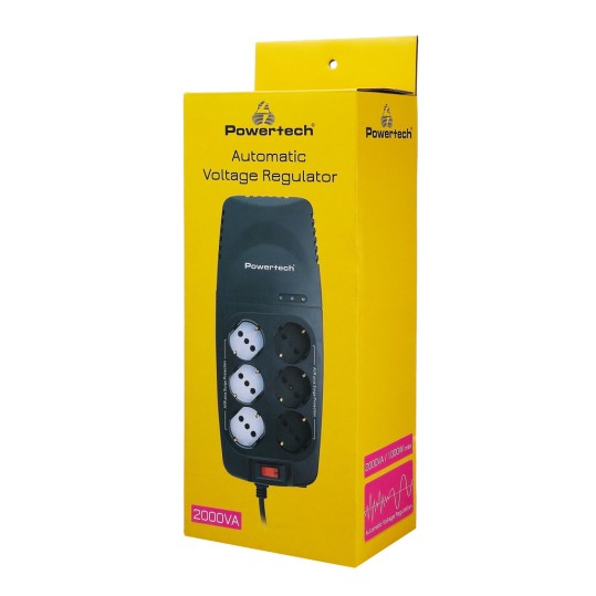 Powertech PT-1496 Σταθεροποιητής Ρεύματος 2000VA/1000W 6x Schuko