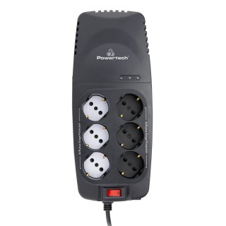 Powertech PT-1496 Σταθεροποιητής Ρεύματος 2000VA/1000W 6x Schuko