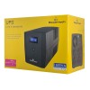 Powertech PT-1297 UPS Line Interactive με οθόνη 1500VA 900W 4x Schuko 2x RJ45/RJ11 USB Type B