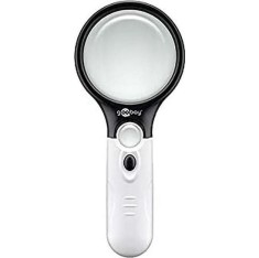 GOOBAY 41255 Μεγεθυντικός Φακός Χειρός με Φωτισμό LED, 1.75x & 12.25x