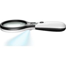 GOOBAY 41255 Μεγεθυντικός Φακός Χειρός με Φωτισμό LED, 1.75x & 12.25x
