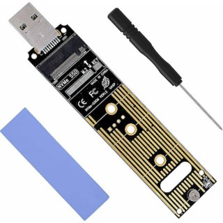 POWERTECH TOOL-0045 Converter M.2 Key M NVMe σε USB 3.1 Gen 2
