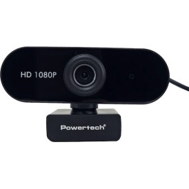 POWERTECH PT-1382 Web Camera , 2MP, 1080p FHD, Ρυθμιζόμενη Εστίαση, 1.5m, Μαύρη