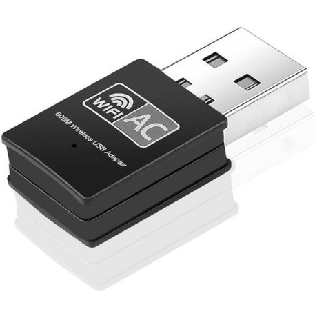 POWERTECH PT-1041 Ασύρματος USB Αντάπτορας Δικτύου , 600Mbps, 2.4/5GHz