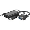 GOOBAY 61259 Αντάπτορας VGA σε HDMI 61259, 3.5mm Jack, 1080p/60Hz, Μαύρος