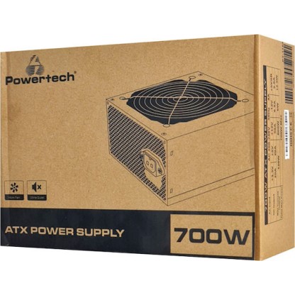 POWERTECH PT-1169 Τροφοδοτικό για PC , 700W, ATX, 140mm Fan