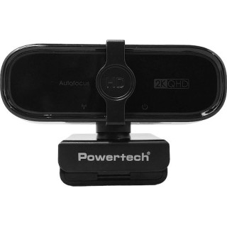 POWERTECH PT-1427 Web Camera , 5MP, 2K QHD, Αυτόματη Εστίαση, 1.5m, Μαύρη