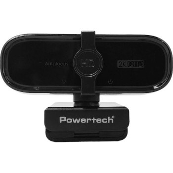 POWERTECH PT-1427 Web Camera , 5MP, 2K QHD, Αυτόματη Εστίαση, 1.5m, Μαύρη