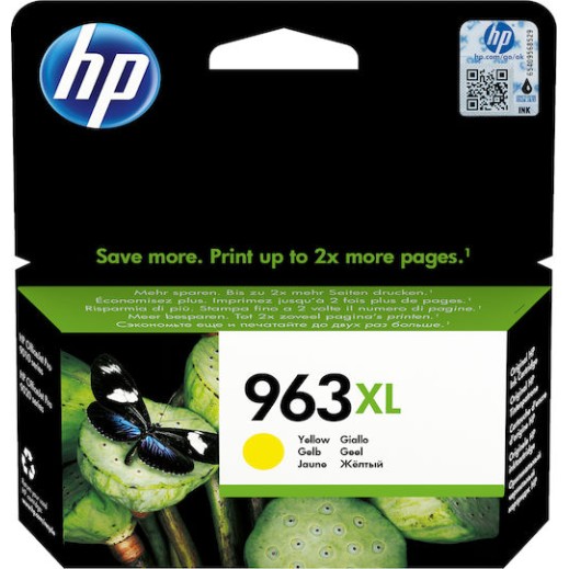 HP 963XL Original InkJet Printer Ink Yellow (3JA29AE) HP 963XL Original InkJet Printer Ink Yellow (3JA29AE)
