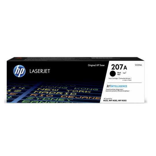 HP 207A Γνήσιο Toner Laser Εκτυπωτή Μαύρο 1350 Σελίδων (W2210A)