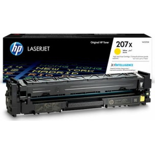 HP 207X Γνήσιο Toner Laser Εκτυπωτή Κίτρινο High Yield 2450 Σελίδων (W2212X)