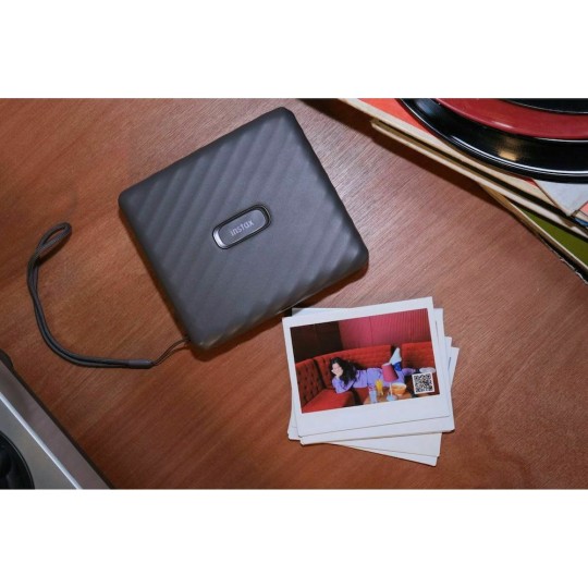 Fujifilm Instax Link Wide Zink Εκτυπωτής για Φωτογραφίες με Bluetooth Mocha Gray