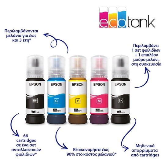 EPSON EcoTank L3276 Color Multifunction Printer Inkjet ITS C11CJ67436