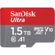 SanDisk 1.5TB Ultra UHS-I microSDXC Memory Card with SD Adapter (SDSQUAC-1T50-GN6MA)