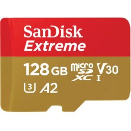 Sandisk Extreme microSDXC 128GB Class 10 U3 V30 A2 UHS-I με αντάπτορα (SDSQXAA-128G-GN6GN) Sandisk Extreme microSDXC 128GB Class 10 U3 V30 A2 UHS-I με αντάπτορα (SDSQXAA-128G-GN6GN)