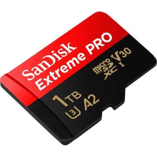 Sandisk Extreme Pro microSDXC 1TB U3 V30 A2 UHS-I με αντάπτορα 200MB/s (SDSQXCD-1T00-GN6MA)