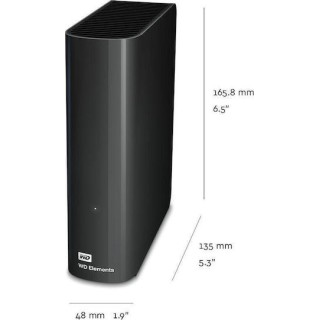 Western Digital Elements Desktop USB 2.0 / USB 3.0 Εξωτερικός HDD 20TB (WDBWLG0200HBK) Black