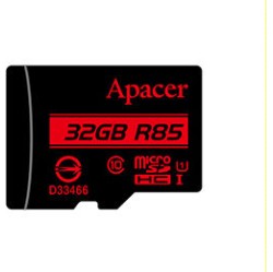 Apacer R85 microSDHC 32GB U1 with Adapter (AP32GMCSJ10U5-R)