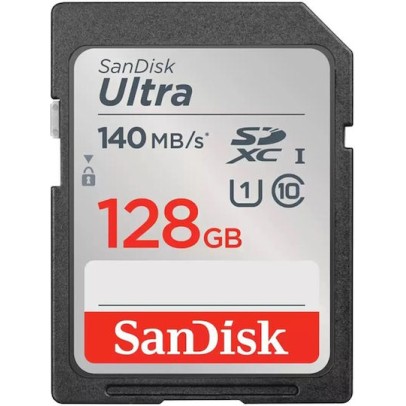 Sandisk Ultra SDXC 128GB Class 10 U1 UHS-I 140MB/s (SDSDUNB-128G-GN6IN) Sandisk Ultra SDXC 128GB Class 10 U1 UHS-I 140MB/s (SDSDUNB-128G-GN6IN)