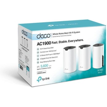 TP-LINK Deco S7 v1 WiFi Mesh Network Access Point Wi-Fi 5 Dual Band (2.4 & 5GHz) σε Τριπλό Kit