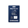 Samsung PRO Ultimate microSDXC 512GB Class 10 U3 V30 A2 UHS-I με αντάπτορα