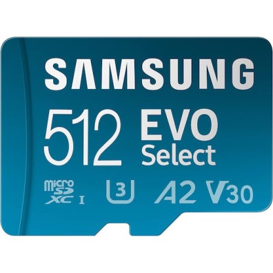 Samsung EVO Select (2024) microSDXC 512GB (MB-ME512SA/EU) Samsung EVO Select (2024) microSDXC 512GB (MB-ME512SA/EU)