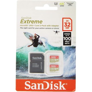 SanDisk Extreme 32 GB microSDhC 100 MB/s SDSQXAF-032G-GN6AT