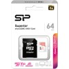 Silicon Power Superior SDXC 64GB Class 10 U3 V30 UHS-I