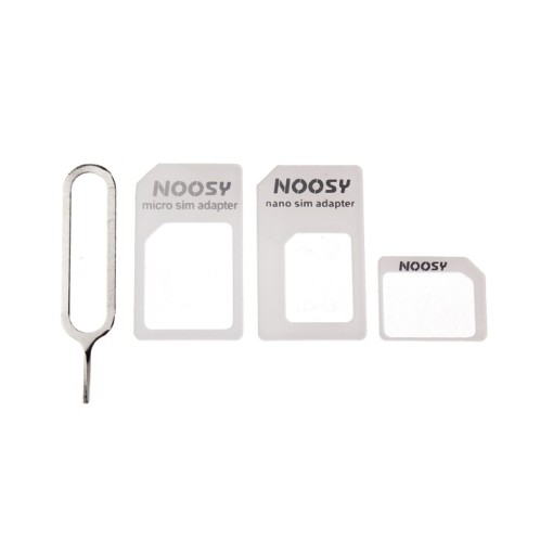 Forever Αντάπτορες Nano SIM 3 σε 1 Λευκό