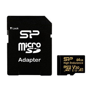 Silicon Power V30 microSDXC 64GB U3 V30 A1 UHS-I 100MB/s With Adapter