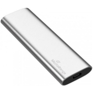 MediaRange MR1102 USB 3.2 / USB-C External SSD 480GB M.2 Silver