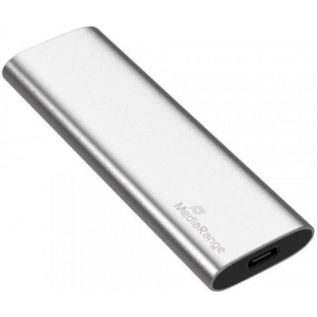 MediaRange MR1102 USB 3.2 / USB-C External SSD 480GB M.2 Silver