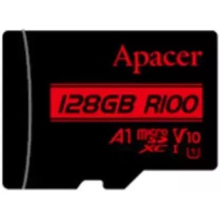 Apacer microSDXC 128GB U1 V10 A1 UHS-I 100MB/s με αντάπτορα