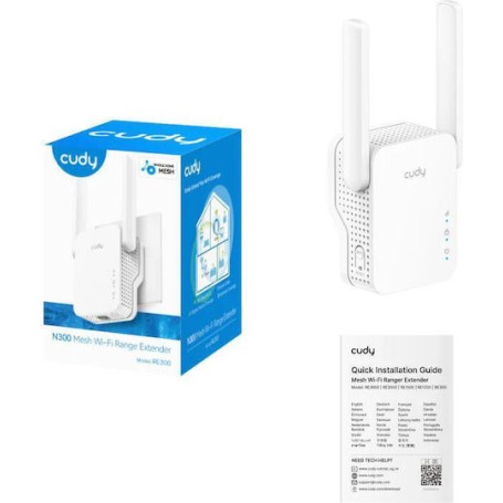 Cudy Range Extender RE300 WiFi N300 Mesh
