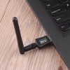 POWERTECH PT-1042 Ασύρματος USB Αντάπτορας Δικτύου 600Mbps 2.4/5GHz
